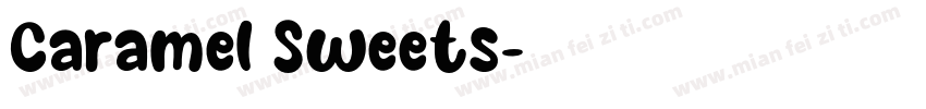 Caramel Sweets字体转换